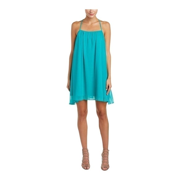 Jack by BB Dakota Women's Nanna Dress- emerald green - Picture 1 of 12